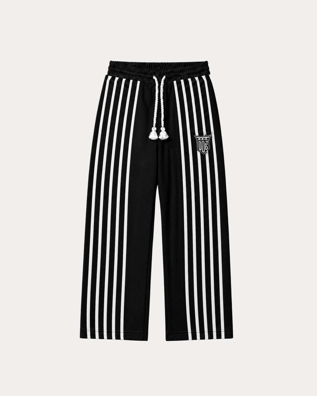 STRIPED JOGGER BLACK