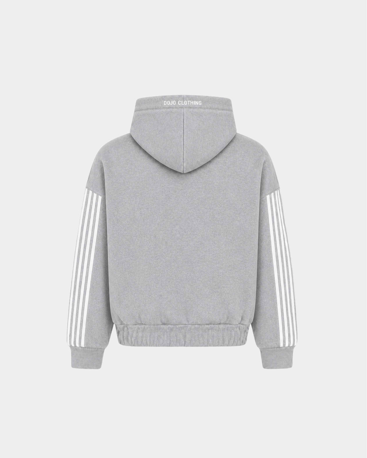 STRIPED HOODIE GREY